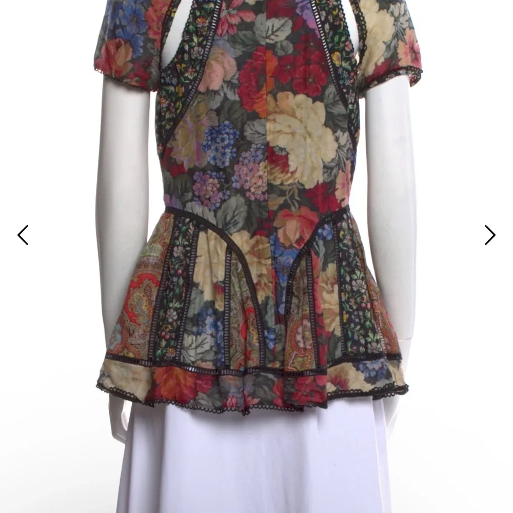 Zimmermann Floral Patchwork Top - Picture 2 of 7